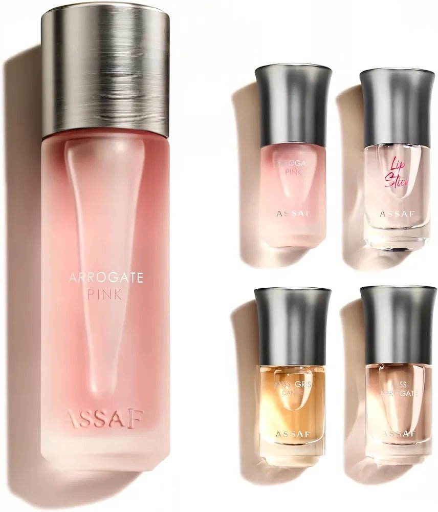 مجموعة عطور بنك اروكيت عساف | Assaf Arrogate Pink Perfume Set - Barbie.phar