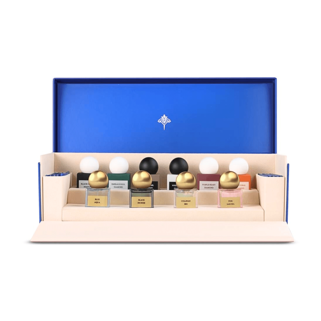 مجموعة عطور ميني دايموندز ابراق ابراهيم القرشي | IBRAQ mini diamond collection - Barbie.phar