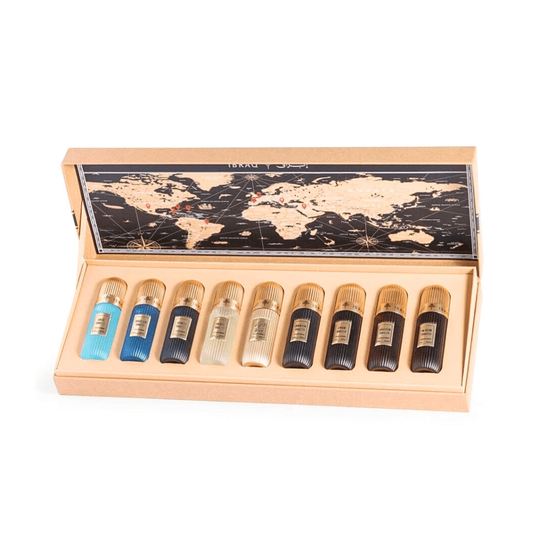 مجموعة عطور توباكو رجالية ابراق ابراهيم القرشي | IBRAQ mini tobacco collection - Barbie.phar