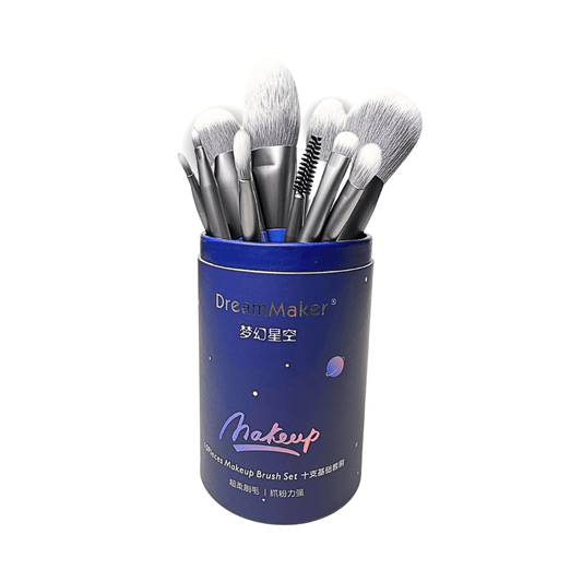 مجموعة فرش مكياج دريم ميكر | Dream maker 10 pieces makeup brush set - Barbie.phar