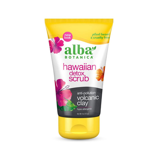 مقشر سكراب ألبا للبشرة - 113غرام | Alba Botanica Hawaiian Detox Scrub - Barbie.phar