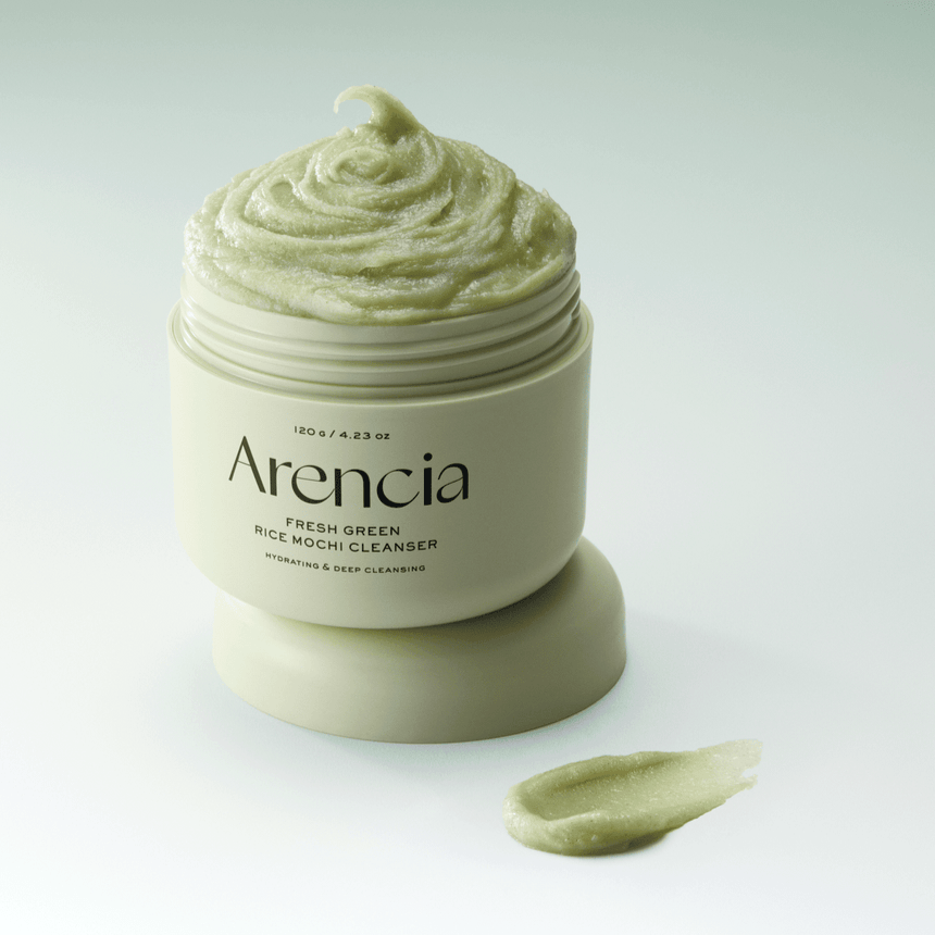 منظف موشي الاخضر للوجه ارينسيا - 120غرام | Arencia fresh green rice mochi cleanser - Barbie.phar