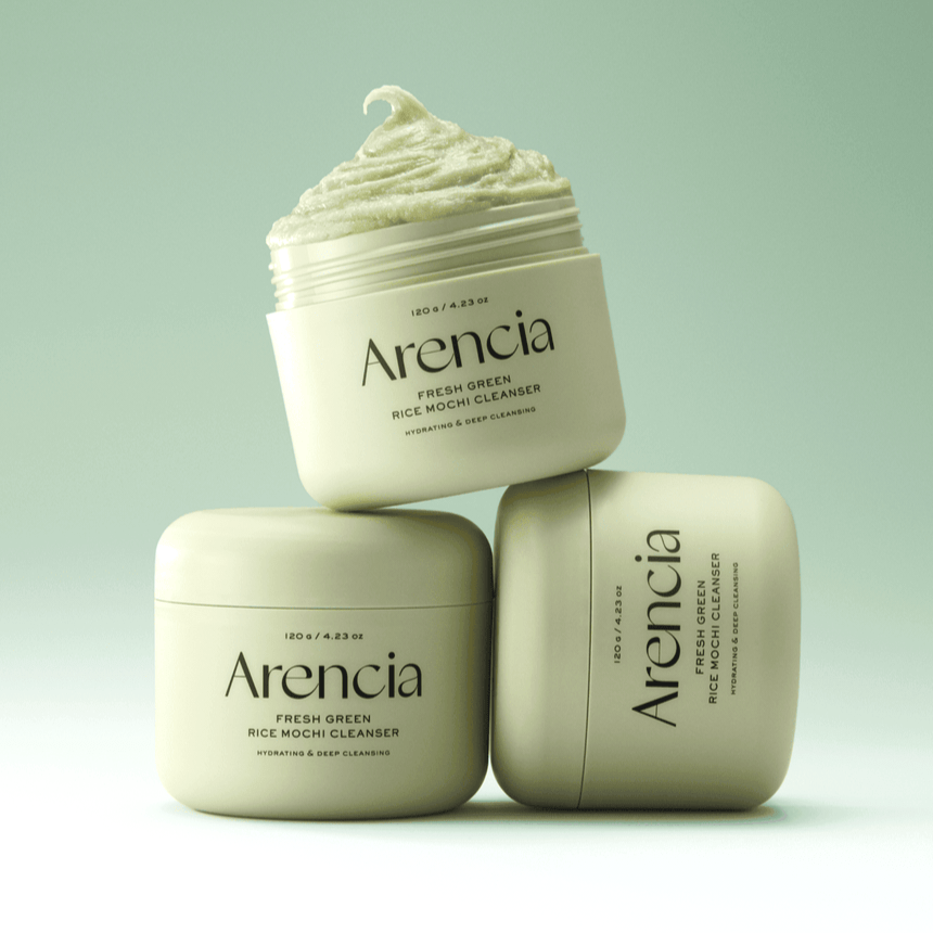 منظف موشي الاخضر للوجه ارينسيا - 120غرام | Arencia fresh green rice mochi cleanser - Barbie.phar