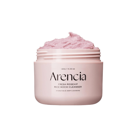 منظف موشي الوردي للوجه ارينسيا - 120غرام | Arencia fresh rosehip rice mochi cleanser - Barbie.phar