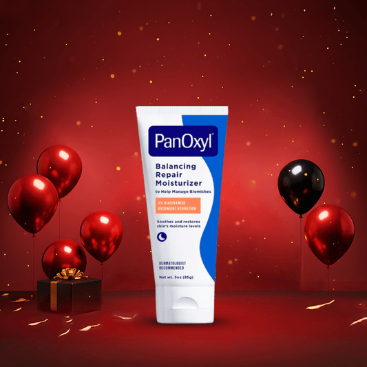 مرطب بانوكسيل الليلي - 85غرام | Panoxyl balancing repair moisturizer overnight Hydration 4% Niacinamide - Barbie.phar