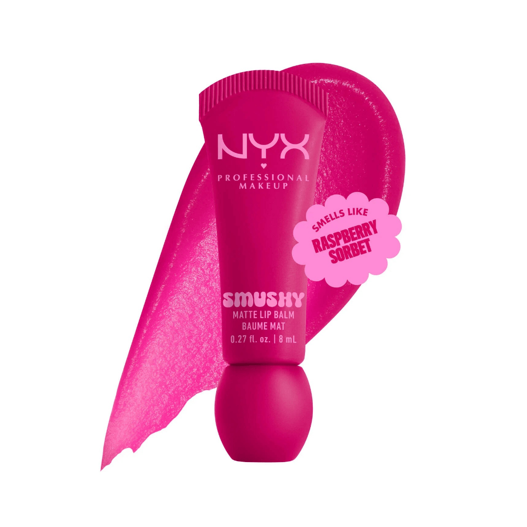 مرطب شفاه مات درجة (04) ان واي اكس - 8مل | NYX smushy matte lip balm (04) she is serving - Barbie.phar
