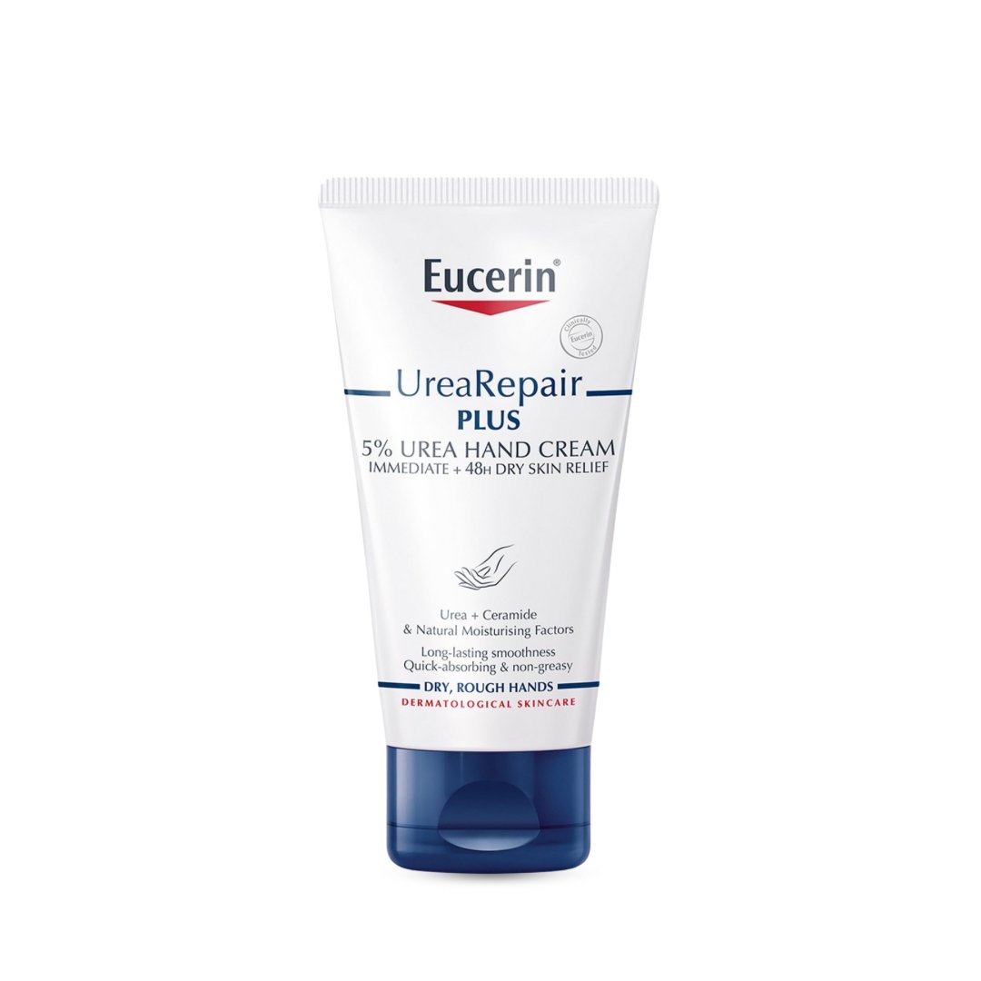 مرطب يوريا لليدين يوسيرين - 75مل | Eucerin 5% Urea Repair Plus Hand Cream - Barbie.phar