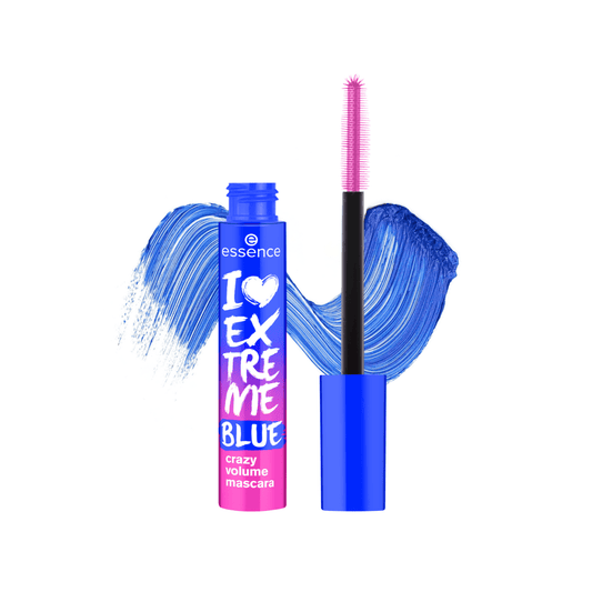 مسكارة اكستريم الزرقاء ايسنس | Essence i love extreme blue crazy volume mascara - Barbie.phar