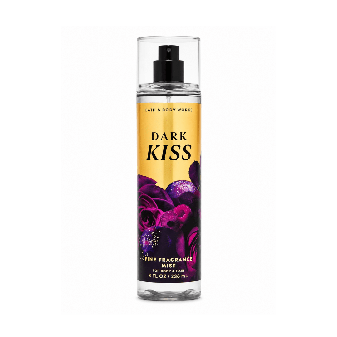 مست دارك كيس باث اند بودي - 236مل | Bath & Body Works dark kiss fragrance mist - Barbie.phar