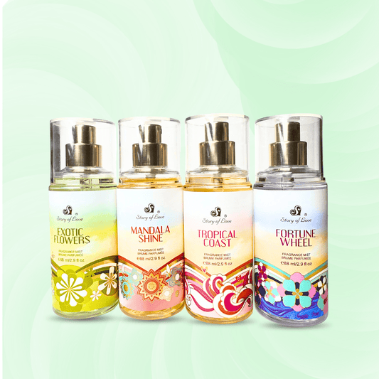 مست فلاورز ستوري اوف لوف | Story of love flowers fragrance mist - Barbie.phar