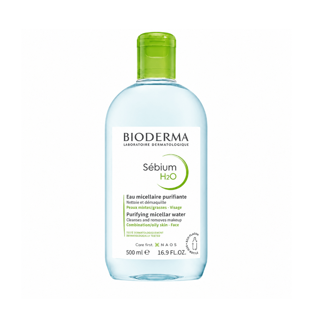 مسيلار بايوديرما -500 مل | Bioderma Sebium H2O Solution Micellaire Nettoyante Purifiante - Barbie.phar