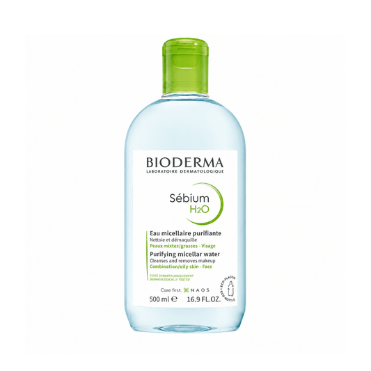 مسيلار بايوديرما -500 مل | Bioderma Sebium H2O Solution Micellaire Nettoyante Purifiante - Barbie.phar
