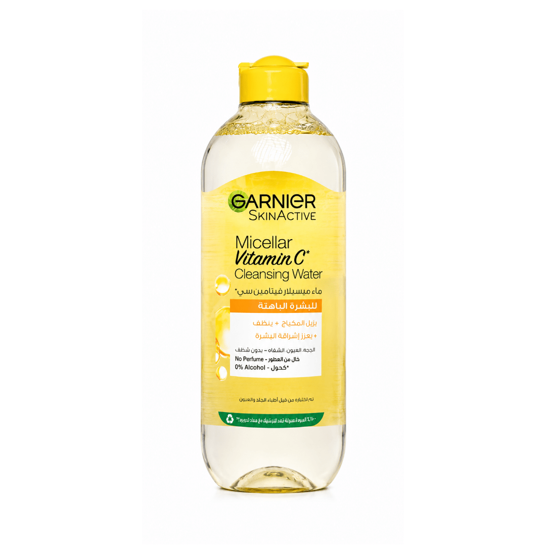 مسيلار فيتامين سي غارنييه - 400مل | Garnier Micellar Cleansing Water with Vitamin C - Barbie.phar