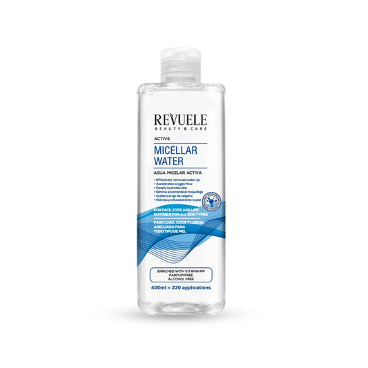 مسيلار لكل انواع البشرة ريفولي - 400مل | Revuele Active Micellar Water - Barbie.phar