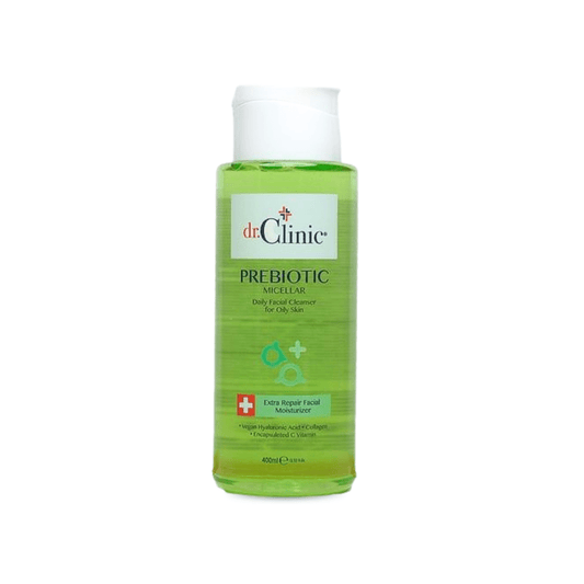 مسيلار للبشرة الدهنية دكتور كلينك - 400مل | Dr.clinic Prebiotic Micellar For Oily Skin - Barbie.phar