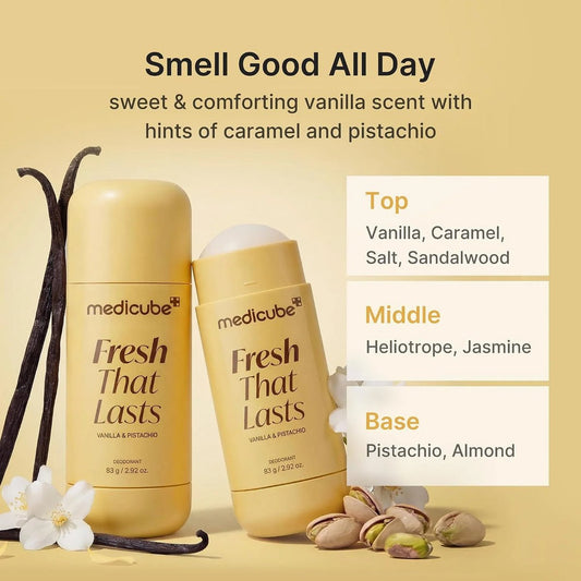 مزيل عرق فريش ذات لاست ميدكيوب - 83غرام | Medicube fresh that lasts deodorant - Barbie.phar