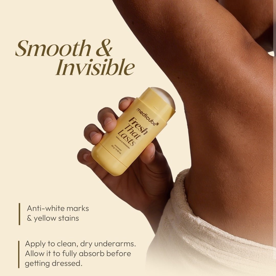 مزيل عرق فريش ذات لاست ميدكيوب - 83غرام | Medicube fresh that lasts deodorant - Barbie.phar