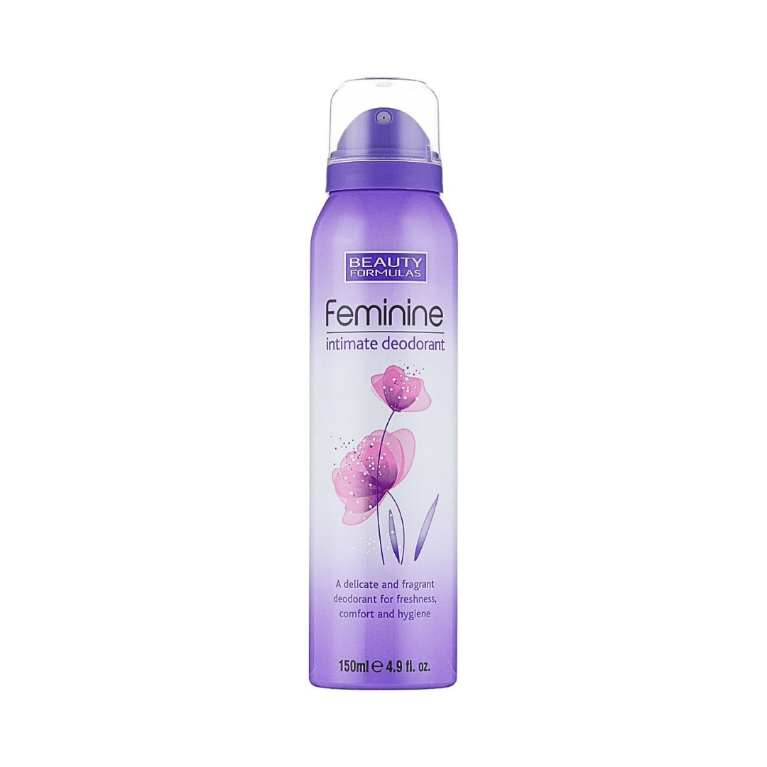مزيل عرق و معطر للمناطق الحساسة بيوتي فورميولا - 150مل| Beauty Formulas feminine intimate deodorant - Barbie.phar