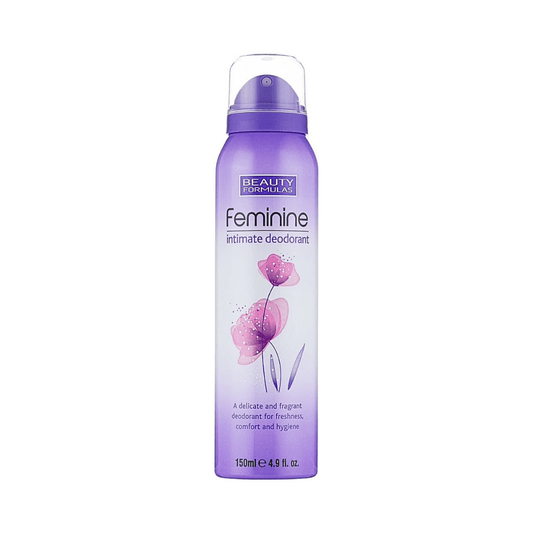 مزيل عرق و معطر للمناطق الحساسة بيوتي فورميولا - 150مل| Beauty Formulas feminine intimate deodorant - Barbie.phar
