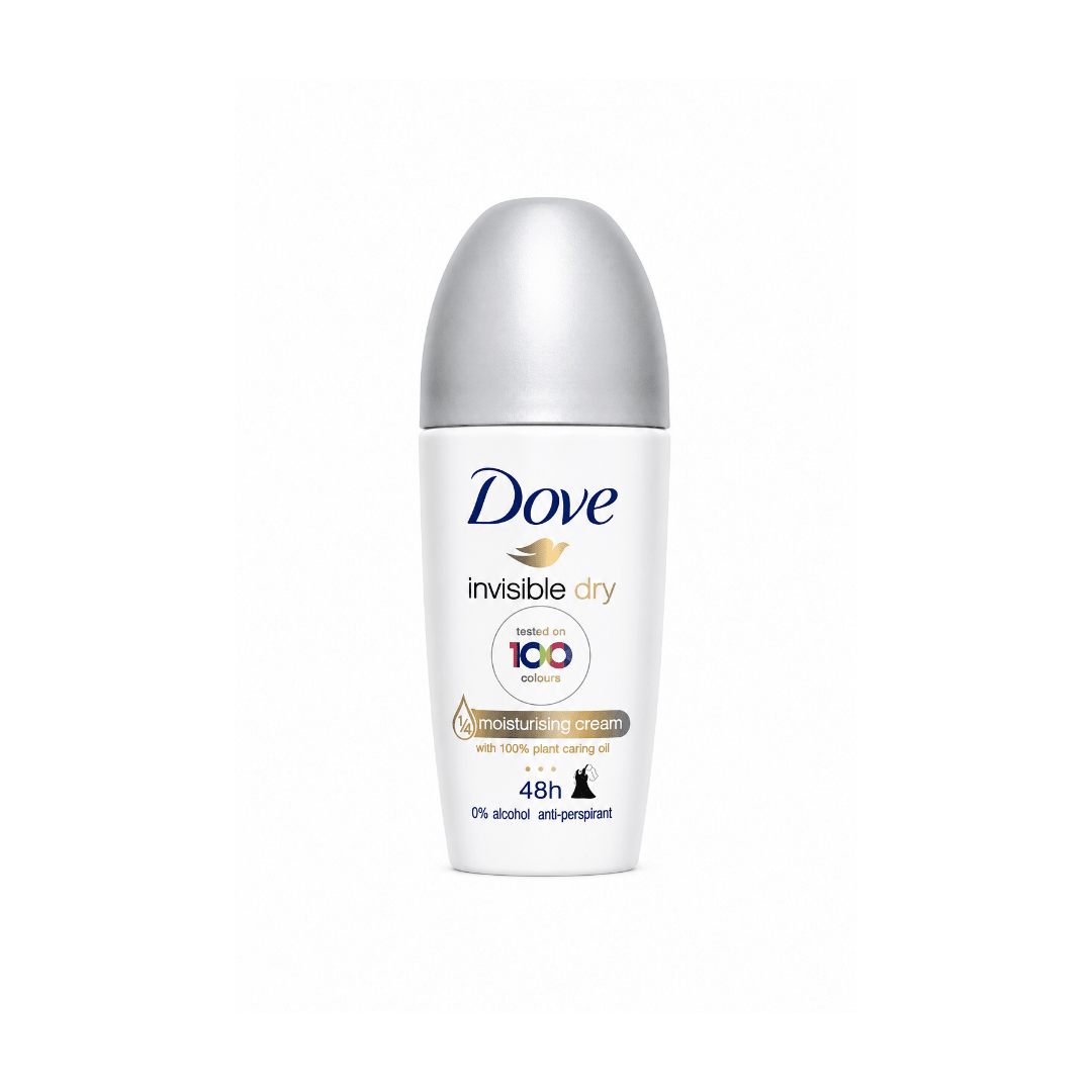 مزيل عرق رول انفزبل دوف - 50مل | Dove invisible dry roll on deodorant - Barbie.phar