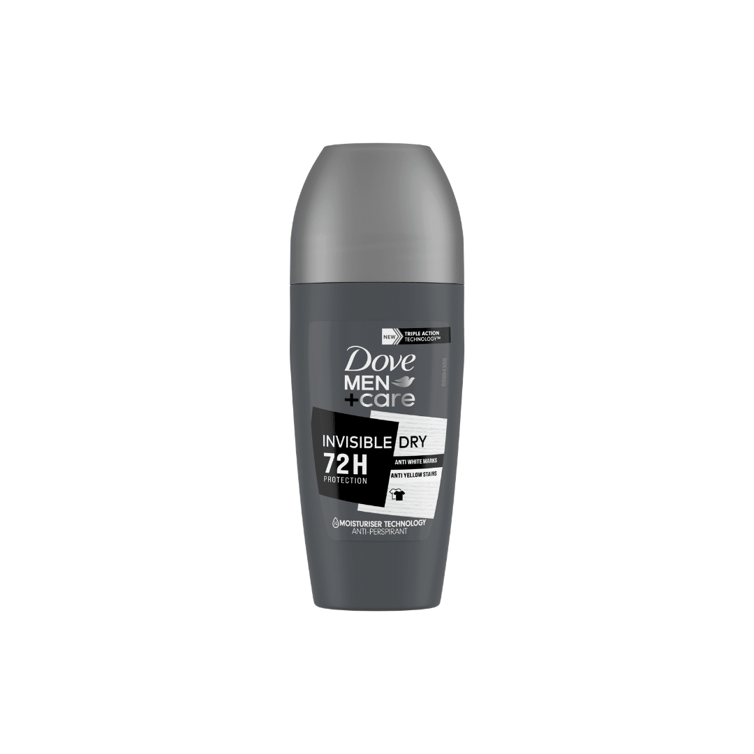 مزيل عرق رول انفزبل للرجال دوف - 50مل | Dove men care invisible dry roll on deodorant - Barbie.phar