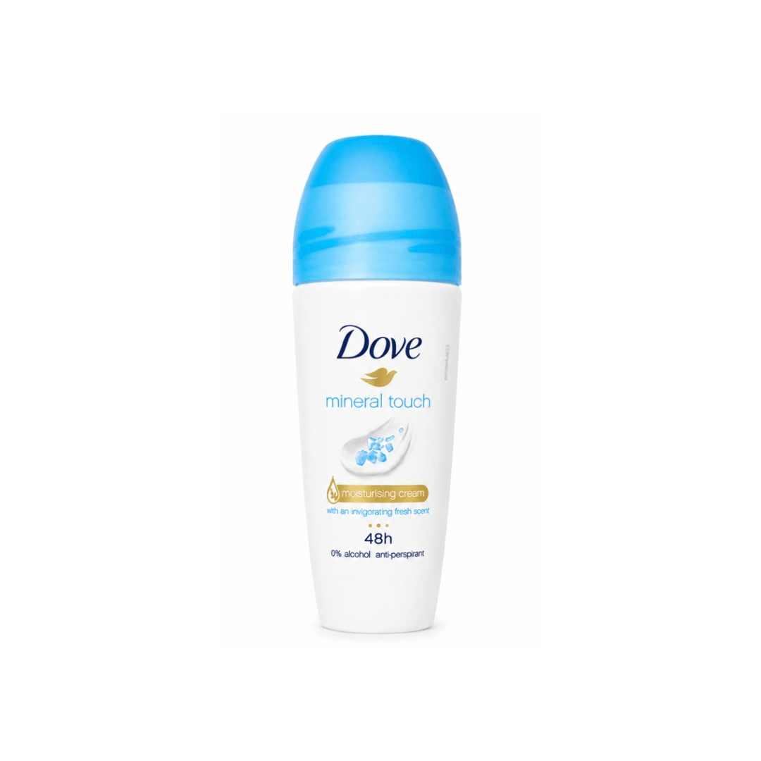 مزيل عرق رول فريش دوف - 50مل | Dove mineral touch invigorating fresh scent roll on deodorant - Barbie.phar