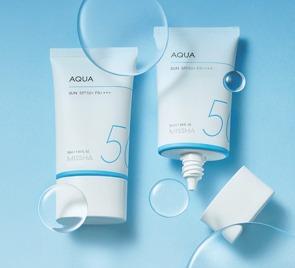 واقي شمس آكوا ميشا - 50مل | Missha Aqua Sunscreen Spf50+ Pa++++ - Barbie.phar