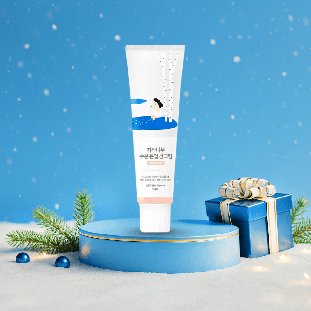 واقي شمس مع لون راوند لاب - 50مل | Round Lab birch juice moisturizing tone up sunscreen spf50+ PA++++ - Barbie.phar