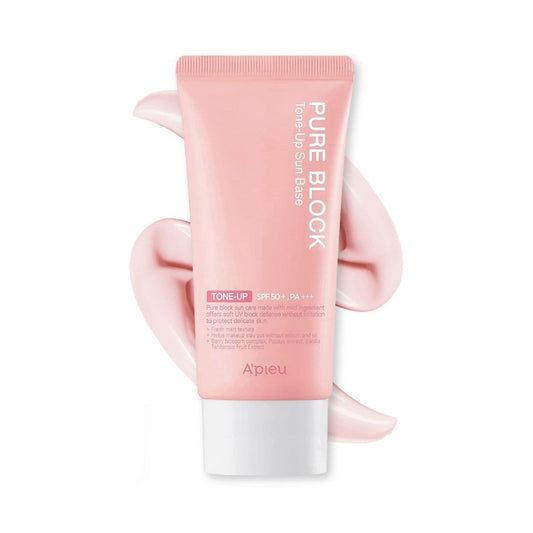 واقي شمس مع نسبة تفتيح - 50مل | A'PIEU Pure Block Tone - Up Sun Base EX SPF50+ - Barbie.phar