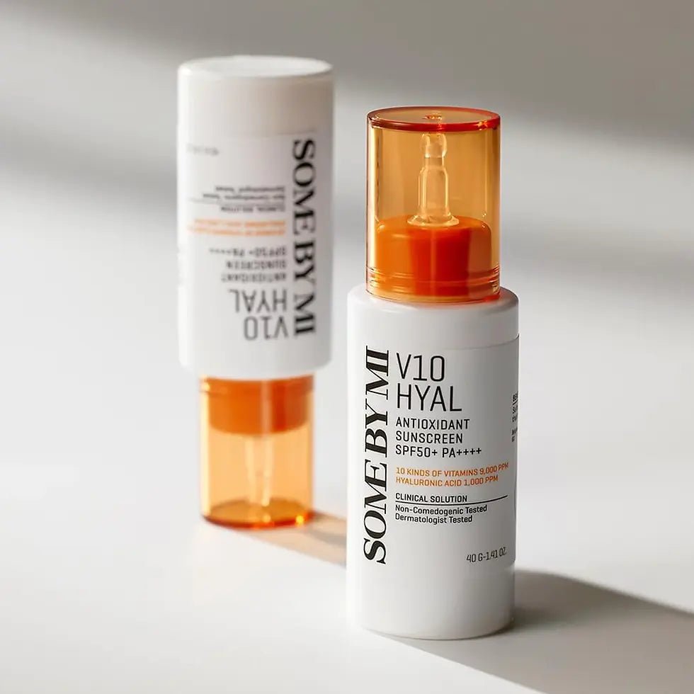 واقي شمس مضاد للاكسدة سم باي مي - 40غرام | Some By Mi V10 Hyal Antioxidant Sunscreen Spf50 PA++++ - Barbie.phar