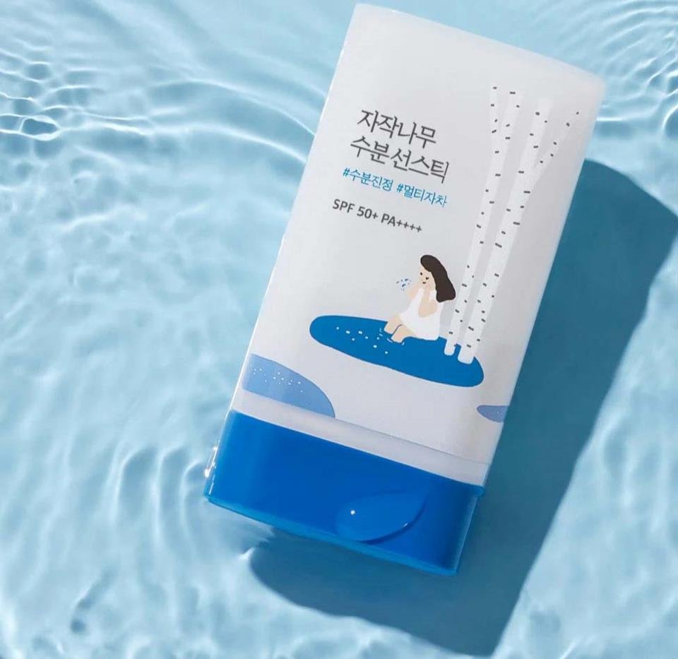 واقي شمس ستك راوند لاب - 19غرام | Round Lab Birch Juice Moisturizing Sun Stick - Barbie.phar