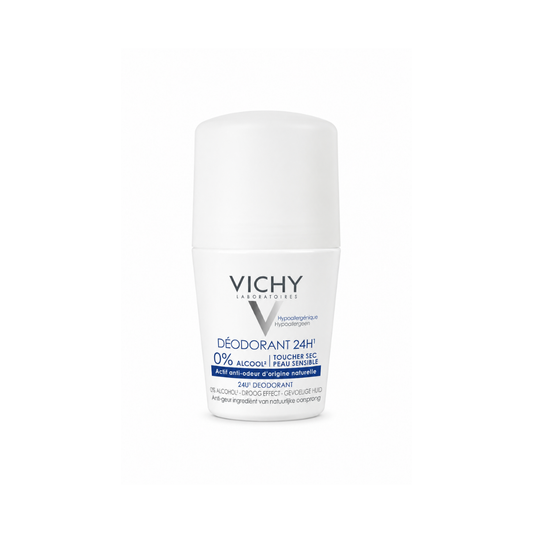 رول مزيل عرق مكافح للروائح فيجي - 50مل | Vichy 24H Roll-On Deodorant