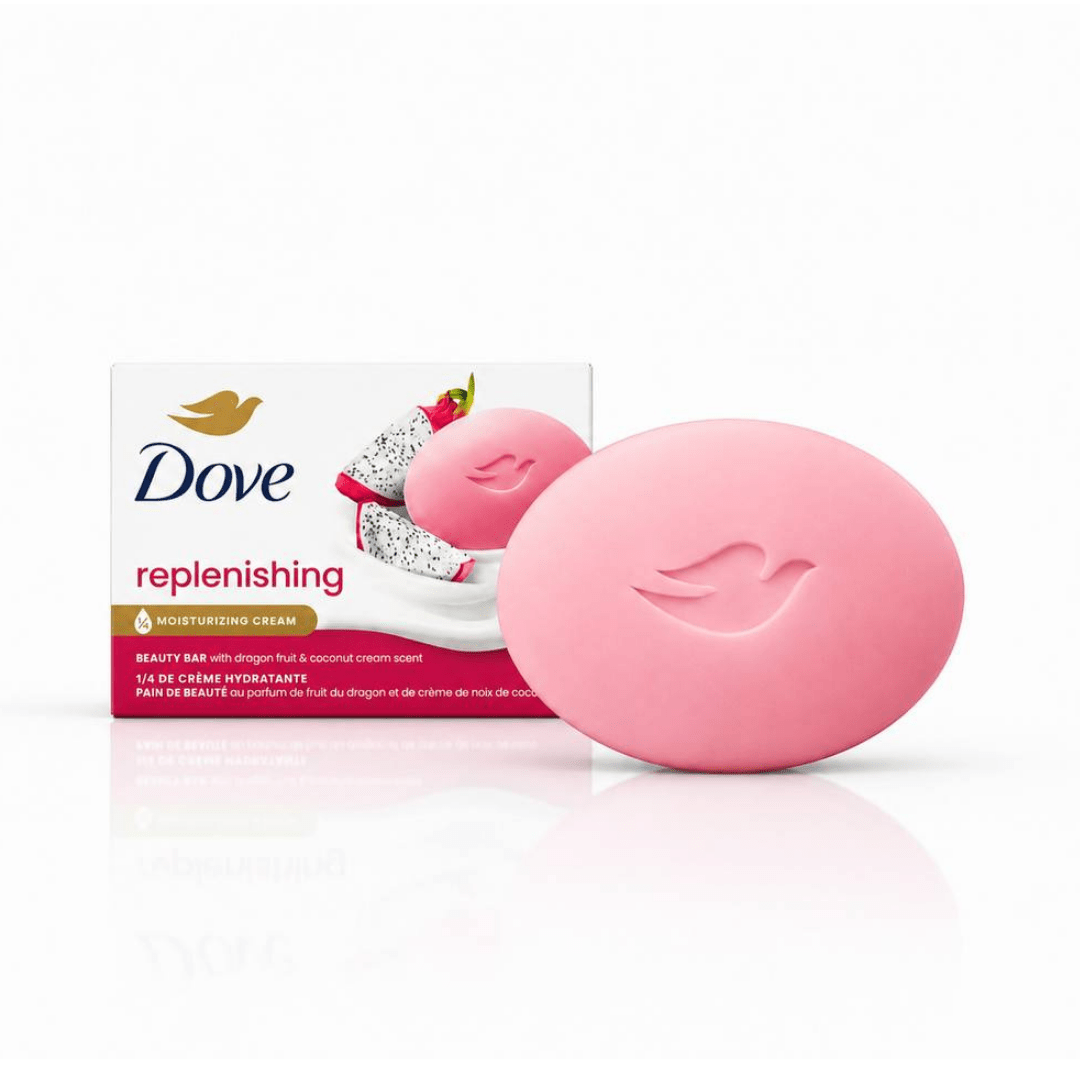 صابونة دوف بفاكهة التنين و جوز الهند | Dove replenishing dragon fruit & coconut cream beauty bar - Barbie.phar