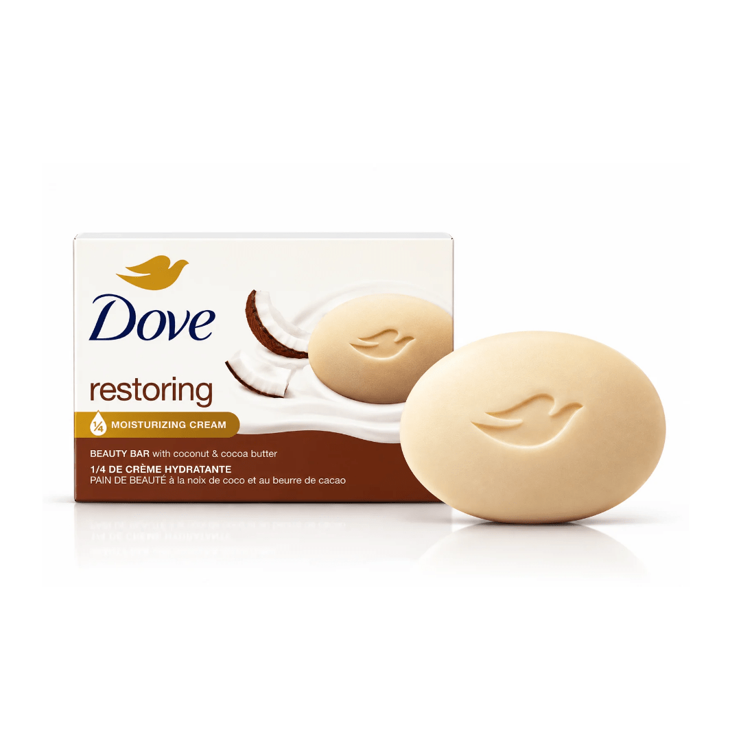صابونة دوف بجوز الهند | Dove restoring beauty bar with coconut and cocoa butter - Barbie.phar