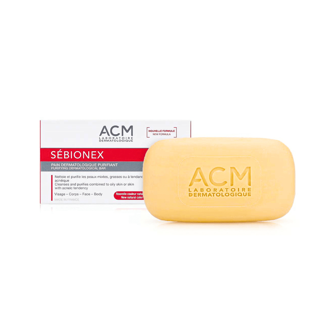 صابونة تنقية البشرة اي سي ام - 100غرام | ACM sebionex purifying dermatological bar - Barbie.phar