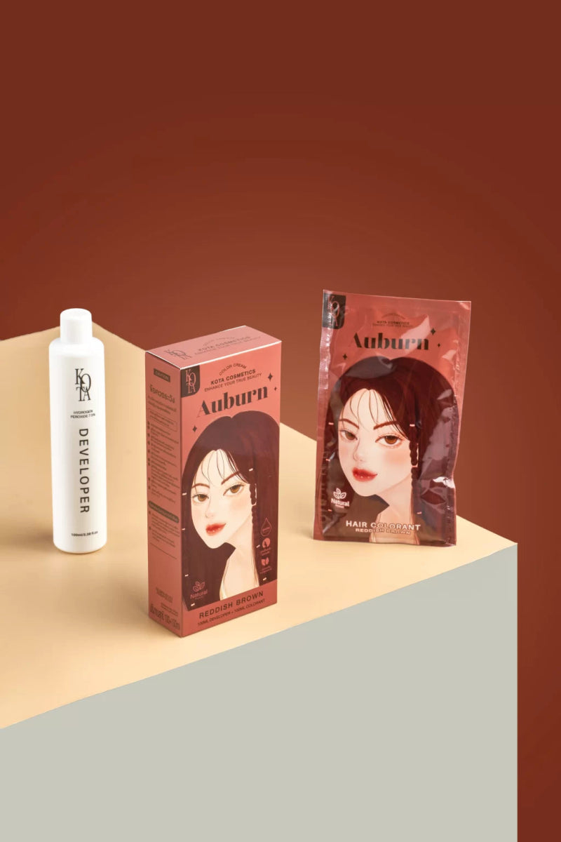 صبغة شعر لون بني محمر | Kota AUBURN – REDDISH BROWN - Barbie.phar