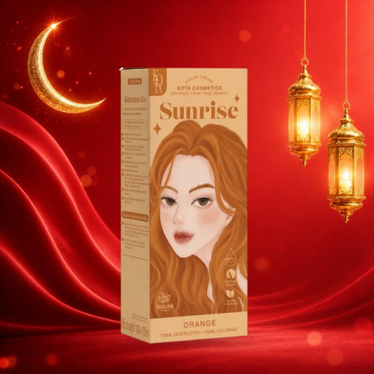صبغة شعر لون نحاسي كوتا | Kota sunrise orange hair color - Barbie.phar
