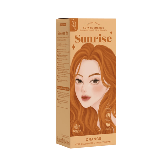 صبغة شعر لون نحاسي كوتا | Kota sunrise orange hair color - Barbie.phar