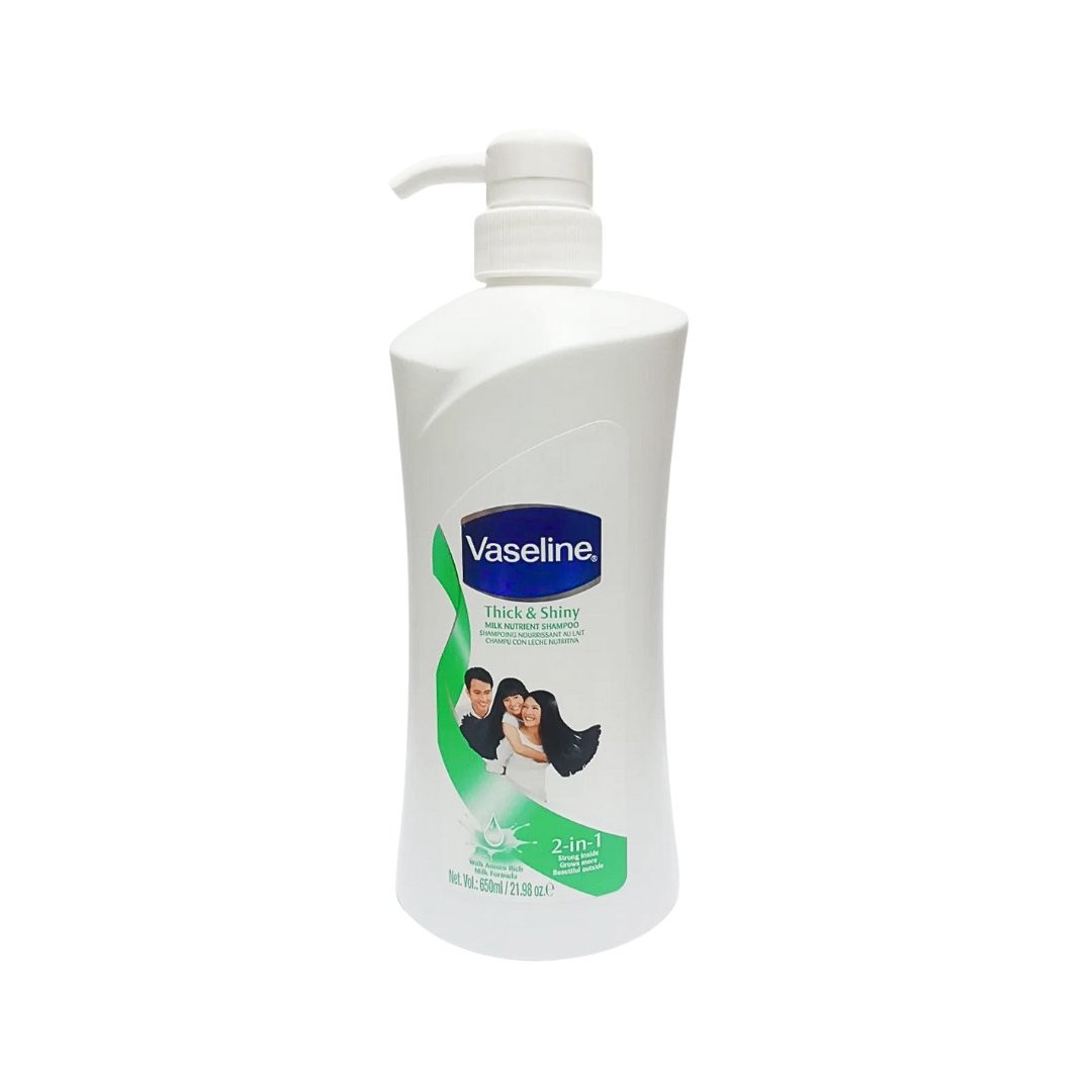 شامبو فازلين بالحليب المغذي - 650مل | Vaseline 2 in 1 Milk Nutrient Shampoo - Barbie.phar