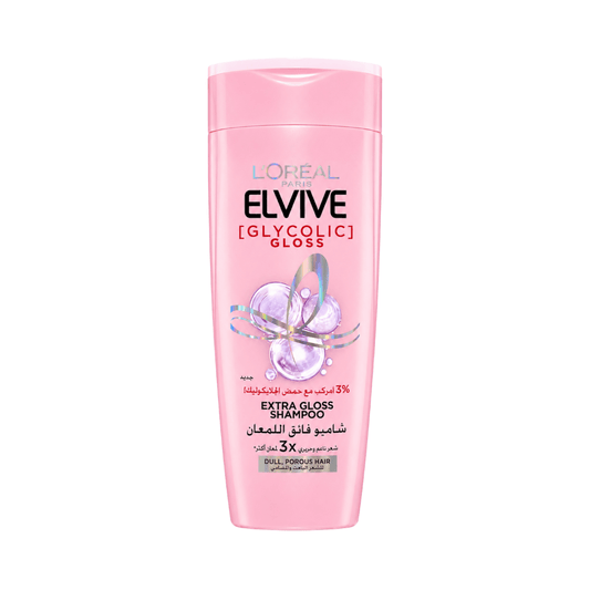 شامبو جليكوليك كلوس لوريال - 400مل | L'Oreal glycolic gloss extra gloss shampoo - Barbie.phar