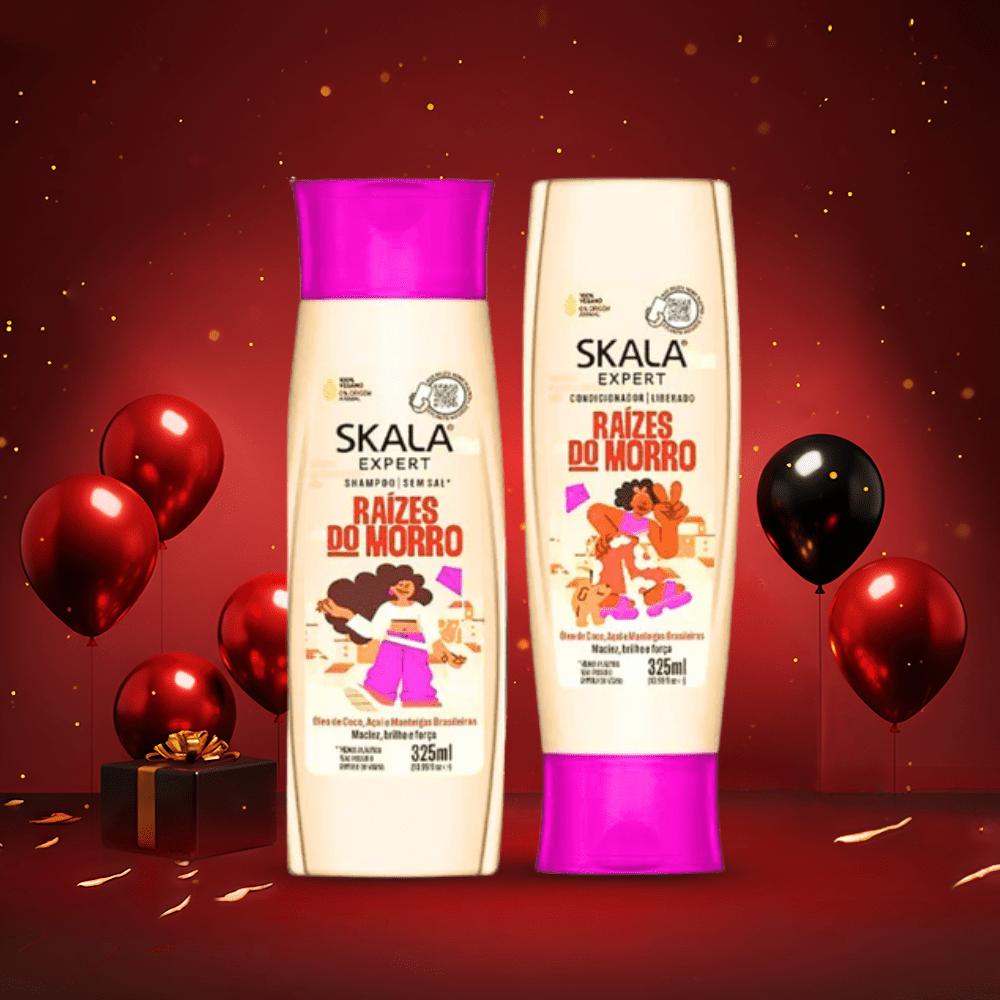 شامبو + كوندشنر رايزس سكالا - 325مل | Skala expert raizes do morro shampoo & Conditioner - Barbie.phar