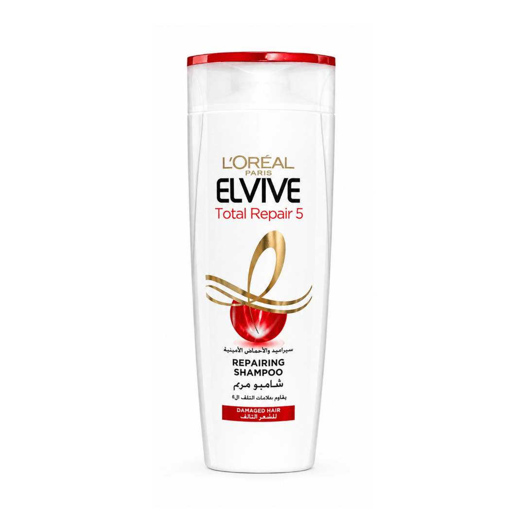 شامبو لاصلاح الشعر لوريال - 400مل | L'Oreal total repair 5 shampoo - Barbie.phar