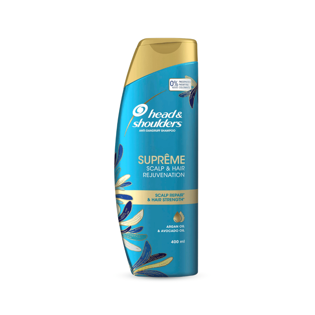 شامبو زيت الارغان والافوكادو هيد اند شولدرز - 400مل | Head & Shoulders Supreme Scalp & Hair Rejuvenation Shampoo - Barbie.phar