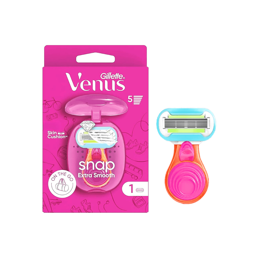 شفرة حلاقة فينوس صغيرة الحجم | Gillette venus snap razor extra smooth ...