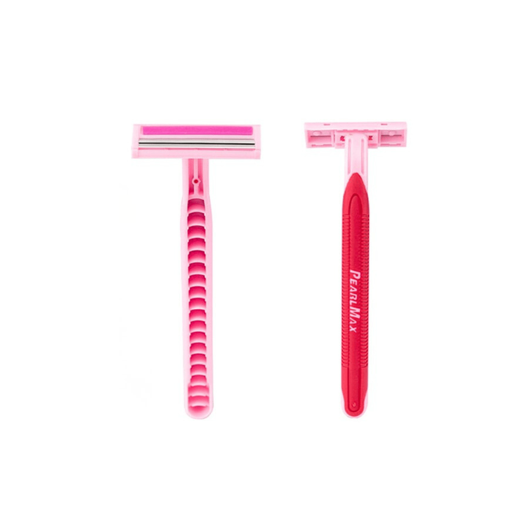 شفرات حلاقة بنك 24 قطعة بيرل ماكس | Pearl max pink razor blades - Barbie.phar