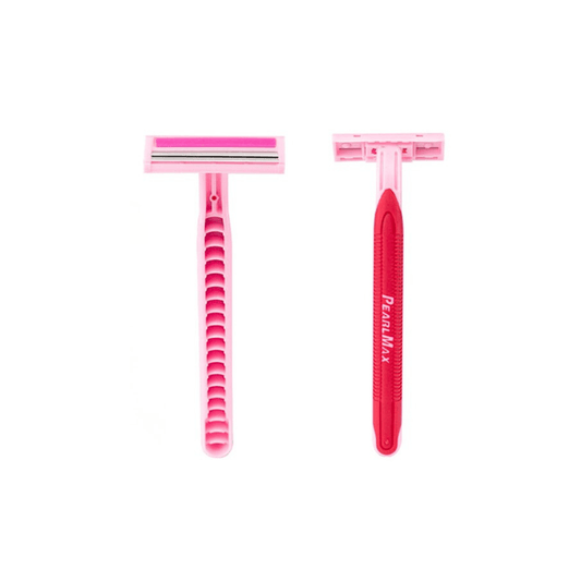 شفرات حلاقة بنك 24 قطعة بيرل ماكس | Pearl max pink razor blades - Barbie.phar
