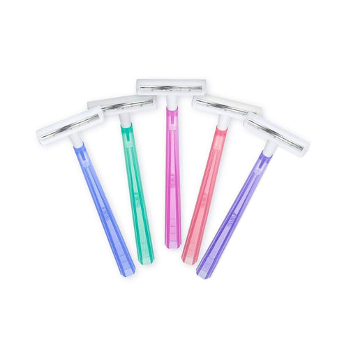 BIC Twin Lady Disposable Razors for Women Pack of 6 (5+1) Twin-Blade Shaver with Lubricating Strip for Smooth, Comfortable Leg & Body Shaving Value Multipack