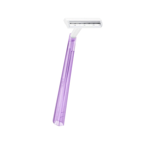 BIC Twin Lady Disposable Razors for Women Pack of 6 (5+1) Twin-Blade Shaver with Lubricating Strip for Smooth, Comfortable Leg & Body Shaving Value Multipack