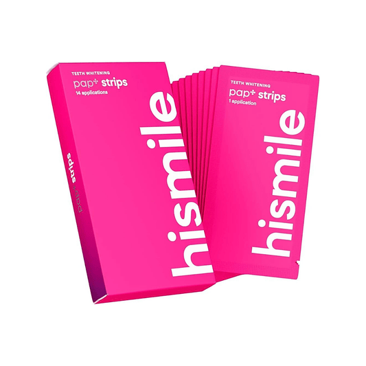 شرائط تبييض الاسنان هايسمايل - 14قطعة | Hismile teeth whitening pap stripes - Barbie.phar