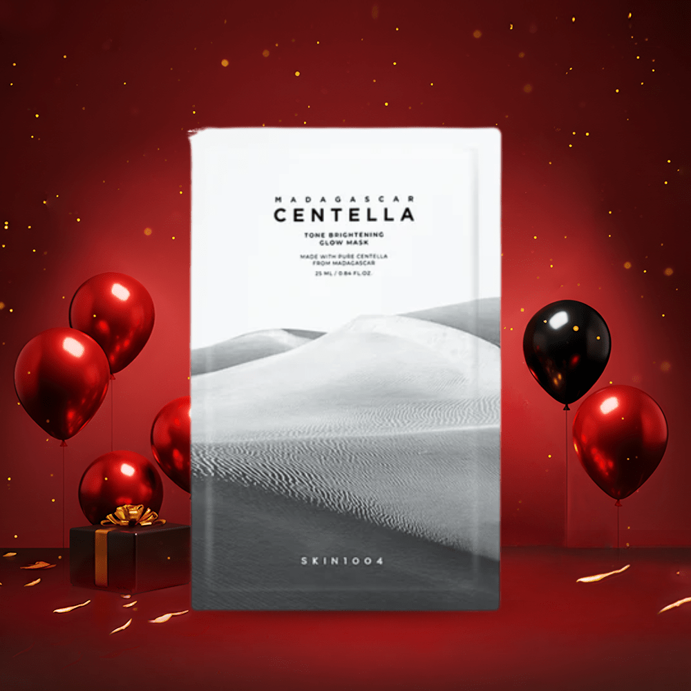شيت ماسك للتفتيح والنضارة مدغشقر | SKIN1004 madagascar centella tone brightening glow mask - Barbie.phar